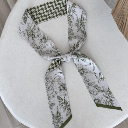 Szalik №51 Jedwabne Twilly Verdant Whisper